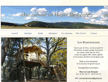 Tablet Screenshot of cabane-haute-provence.com